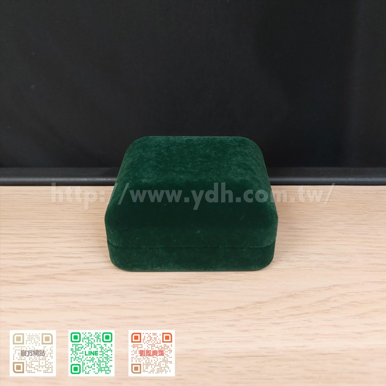 法式墨綠墜盒-小