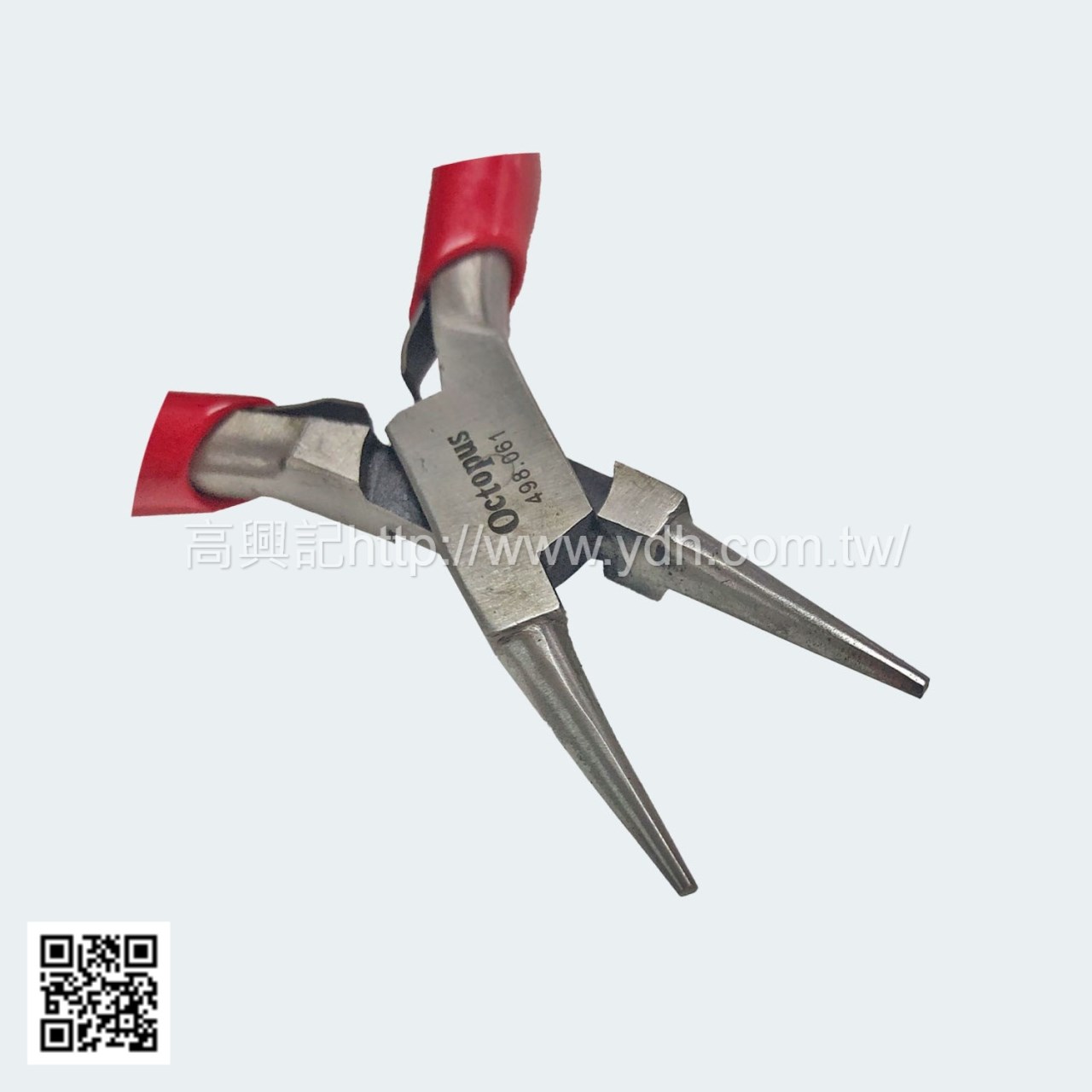 Octopus 台灣130mm 無牙圓嘴鉗-大