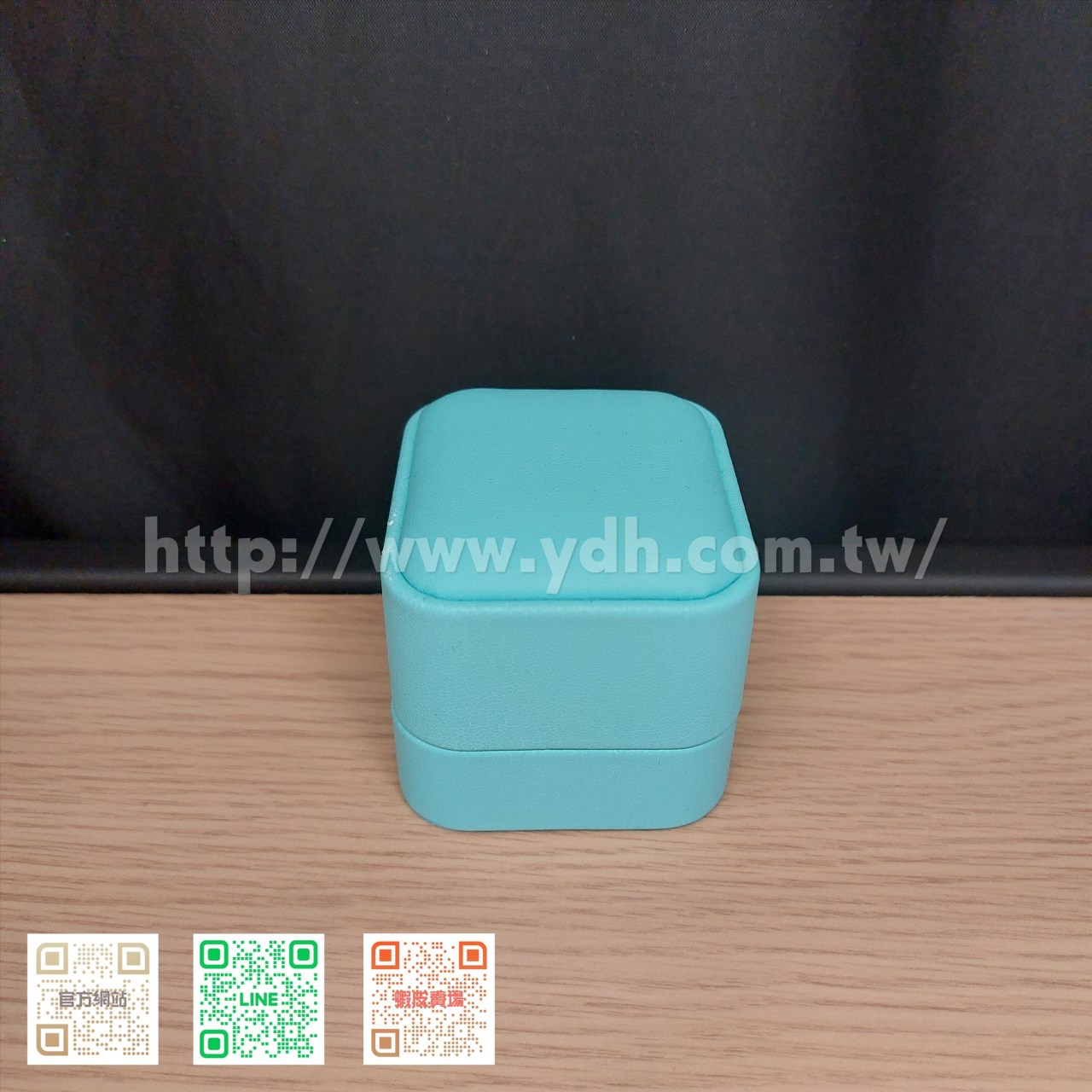 圓角PU皮戒指盒