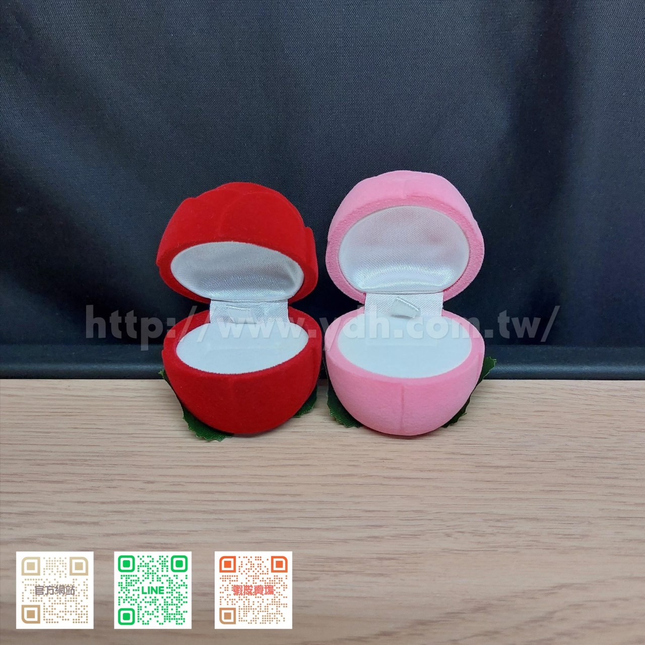 玫瑰造型戒指盒