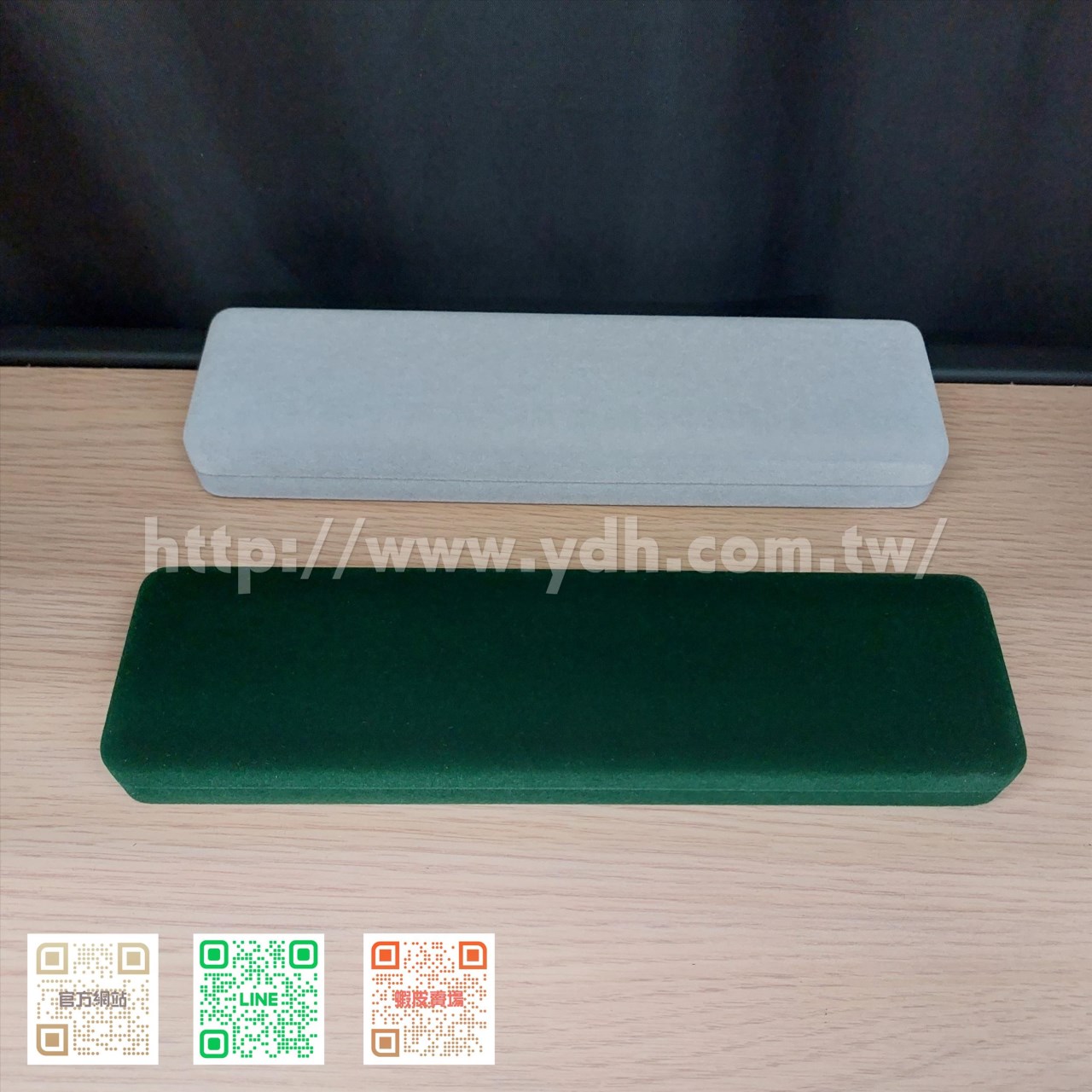 絨布鐵殼手鍊盒(長型)