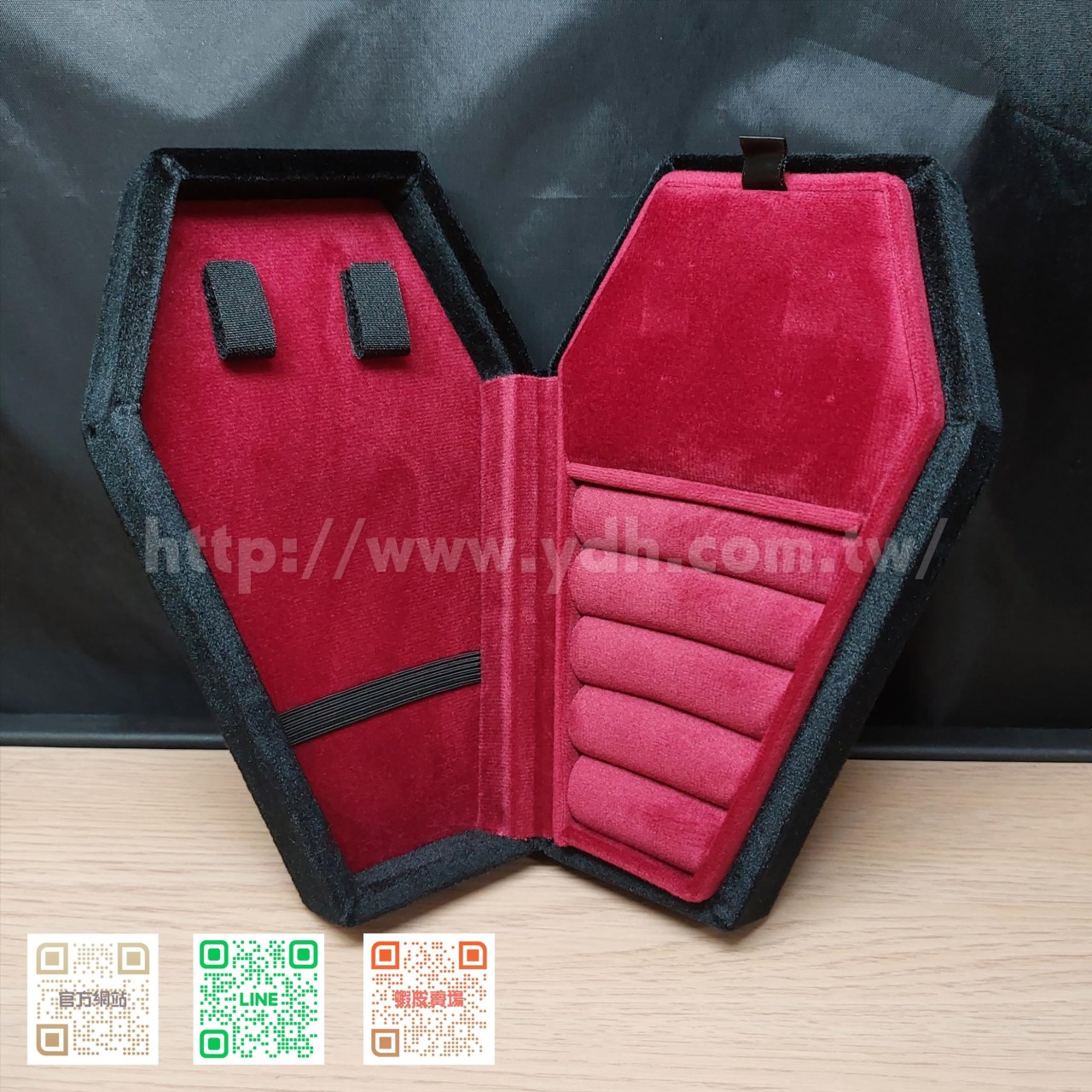萬聖節棺材造型收納盒