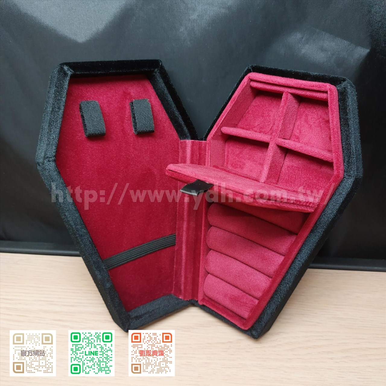 萬聖節棺材造型收納盒