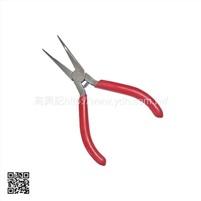 G牌 台灣130mm 無牙彎嘴鉗(彈簧)